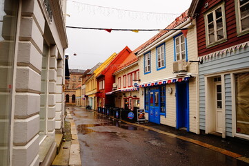 Obraz premium Street in Norway