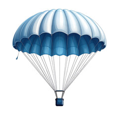  Parachute icon, isolated white and transparent background