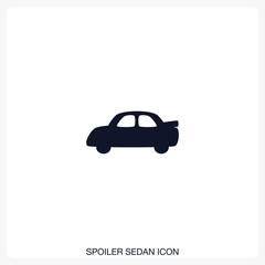 Spoiler Sedan Icon