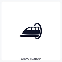 Subway Train Icon