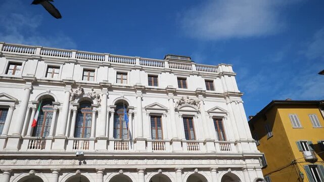 Library Angelo Maj in Bergamo upper, Lombardy, Italy