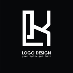 EK EK Logo Design, Creative Minimal Letter EK EK Monogram