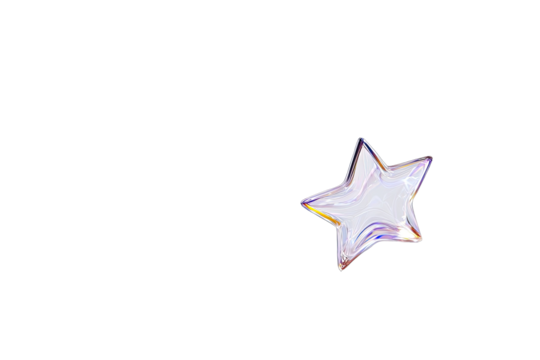 Glittering star graphic