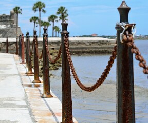 River walk at St. Augustine, Florida