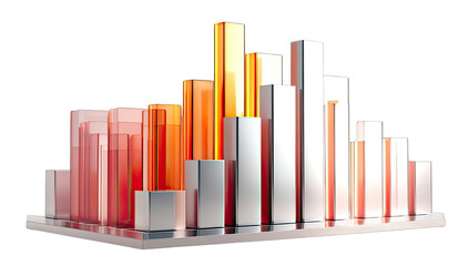 Abstract cityscape, geometric blocks