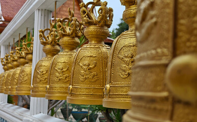 Golden bell in the temple