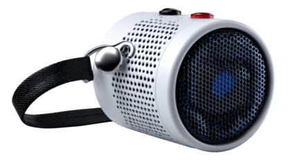 Portable Audio Marvel: A modern audio speaker that combines style and functionality, offering a seamless and immersive sound experience.