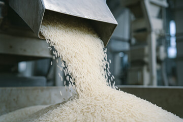 Efficient production and processing food enhance agriculture and manufacturing supply through careful harvest cereal crops