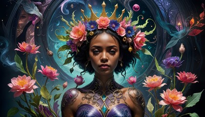 portrait of young woman 