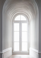 Fototapeta premium white window with sunshine