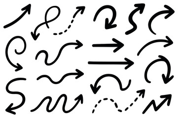 Creative arrow graphics vector: whimsical and simple designs for artistic projects