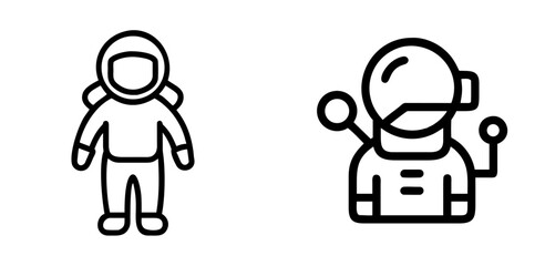 Astronaut Icon for Space, Exploration, Science, Technology, and Adventure