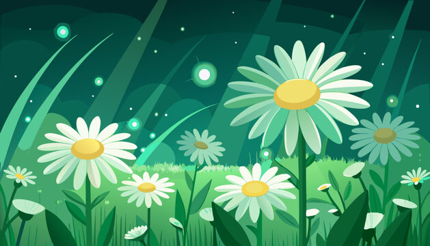 Vector art of dark green gradient background with blurred lines and smooth transitions, creating a sophisticated and modern backdrop for various design projects