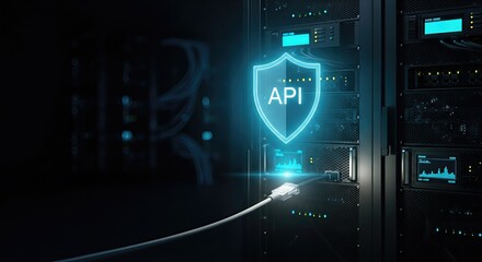API Security in Data Center. Ai generation
