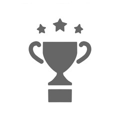 Trophy Icon – トロフィーと星のアイコン（優勝・表彰・実績）	
