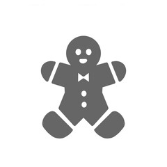 Gingerbread Man Icon – ジンジャーブレッドマンのアイコン（クリスマス・クッキー）	