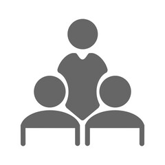 「少人数指導・面談・サポートのピクトグラム / Small Group Guidance and Support Pictogram」	
