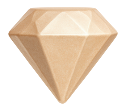 Bright diamond highlighter with a luminous glow