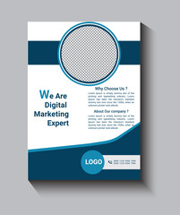 creative and modern design template digital marketing