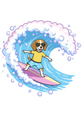 Funny Cartoon Dogs Collection | Vector-Style PNGs on White Background