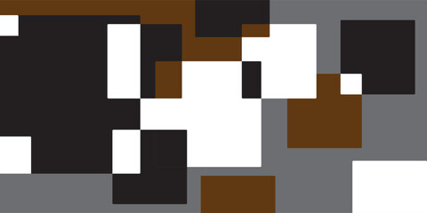 White and black geometric abstract background overlap layer on bright space with lines effect decoration. Modern graphic design element circles style concept for banner.