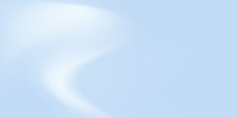 Blue studio room. Limbo light background. Abstract 3d backdrop for product presentation. Minimal wall scene. Showcase, promotion display. Vector stage mockup illustration