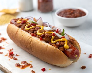 Freshly Chili Hot Dog
