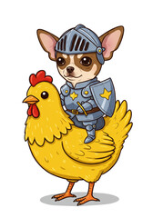 Funny Cartoon Dogs Collection | Vector-Style PNGs on White Background