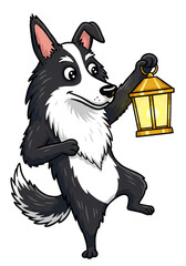 Funny Cartoon Dogs Collection | Vector-Style PNGs on White Background