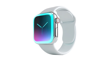 Sleek, modern smart watch with a gradient face