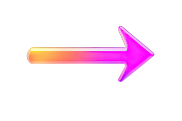 A vibrant, gradient-filled arrow pointing right
