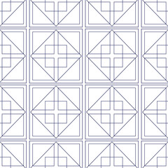 vector two-color seamless geometric pattern