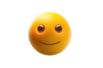Fototapeta premium Smiling yellow emoticon (1)