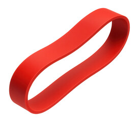 Resistance loop band, red, high resistance level