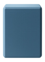 Fototapeta premium Foam yoga block, with firm support, blue