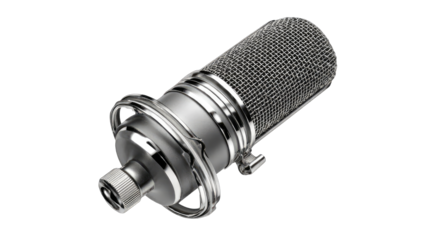 Metallic Studio Microphone