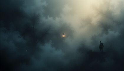 Moody Mystery Gradient Background for Storytelling YouTube Thumbnails