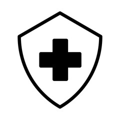 Obraz premium Medical shield icon
