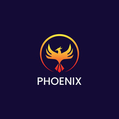 Obraz premium Phoenix business logo