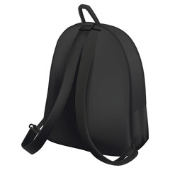 backpack isolated on white