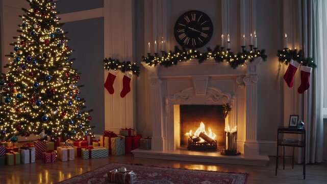 Seasonal greeting concept ry for year-end festivities