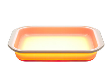 Empty rectangular baking dish