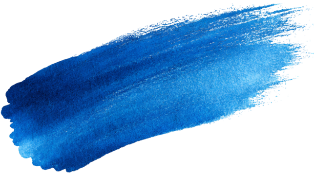 Abstract Blue Watercolor Brush Stroke Texture Background