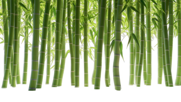 Lush bamboo grove