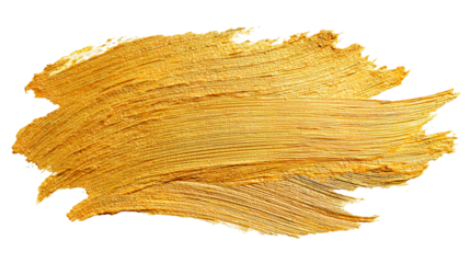 Golden paint brush stroke texture background