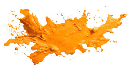 Orange Liquid Splash Exploding Dynamic Energy