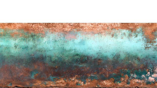 Rusted metal texture teal copper tones grunge background