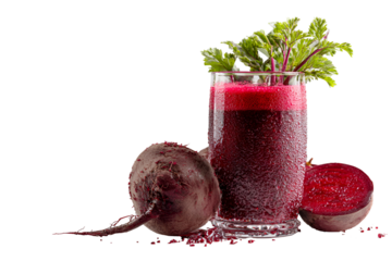 Refreshing Beet Juice with Beetroots and Parsley