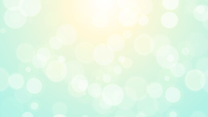 Vector abstract blue sky background with blur bokeh light effect. Blur bokeh light effect 