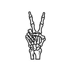 peace symbol made of hands